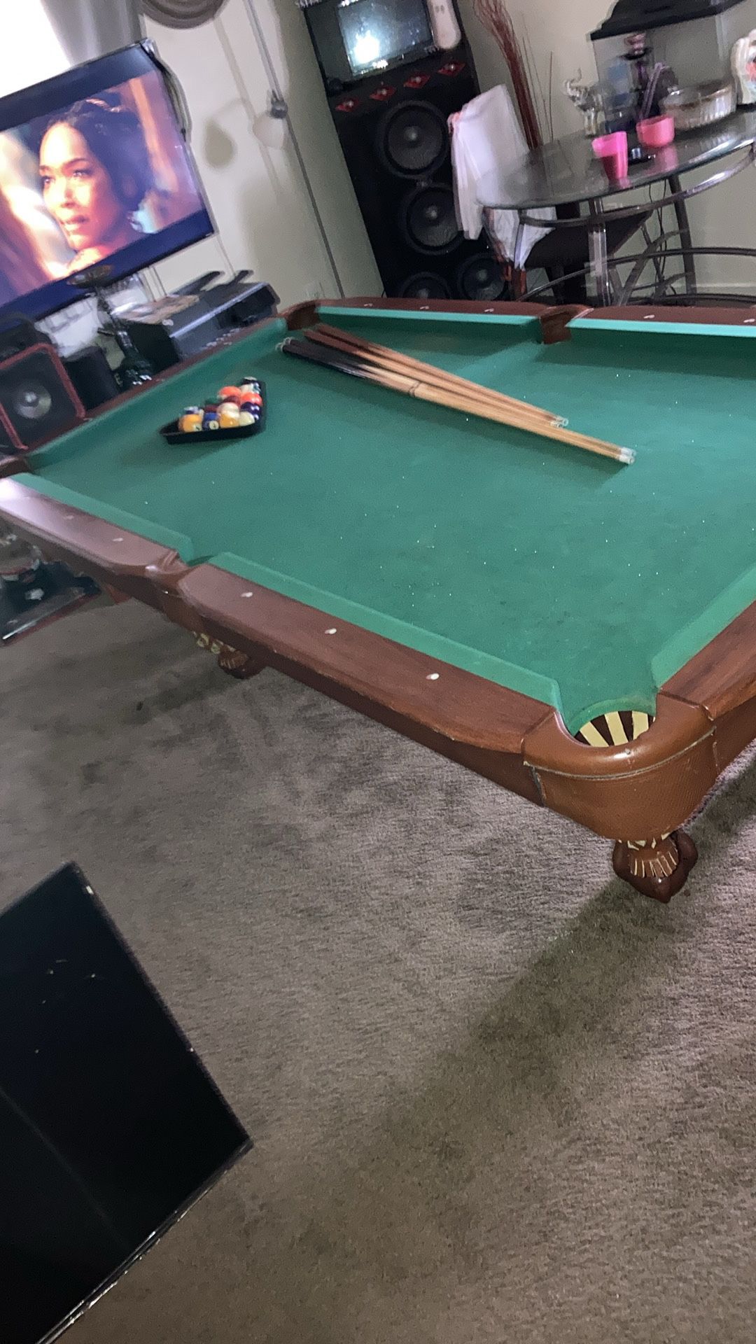 Wooded Pool Table 
