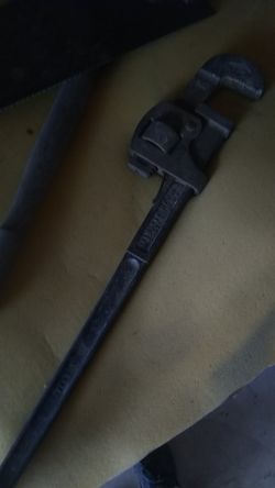 Vintage Stillson pipe wrench