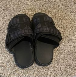 Kappa Black Slide Sandals