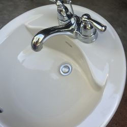 Bathroom Drop In Sink And Faucets