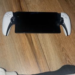 PlayStation portal and a case