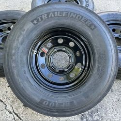 16 Inch Trailer Wheels And Tires 14 Plys 