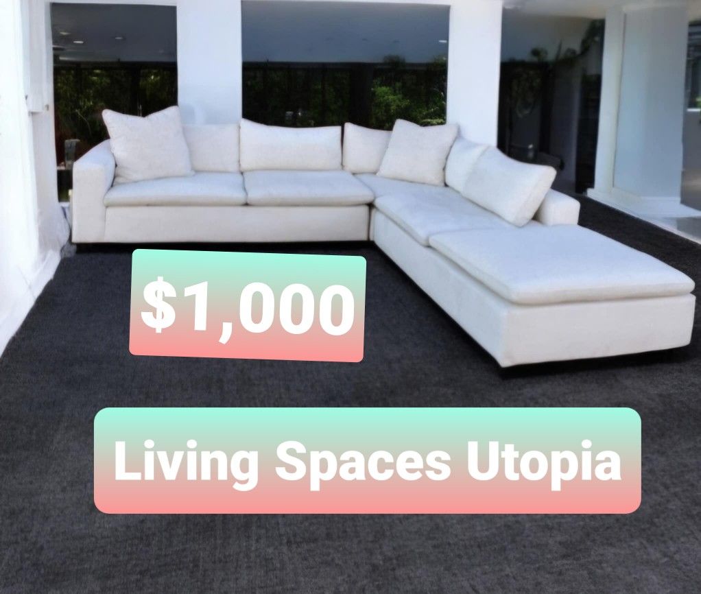 Cloud Modular Sectional Couch Sofa Living Spaces Utopia