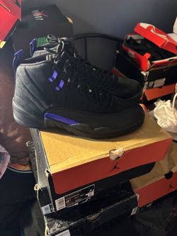 Air Jordan 12 Retro Black Dark Concord