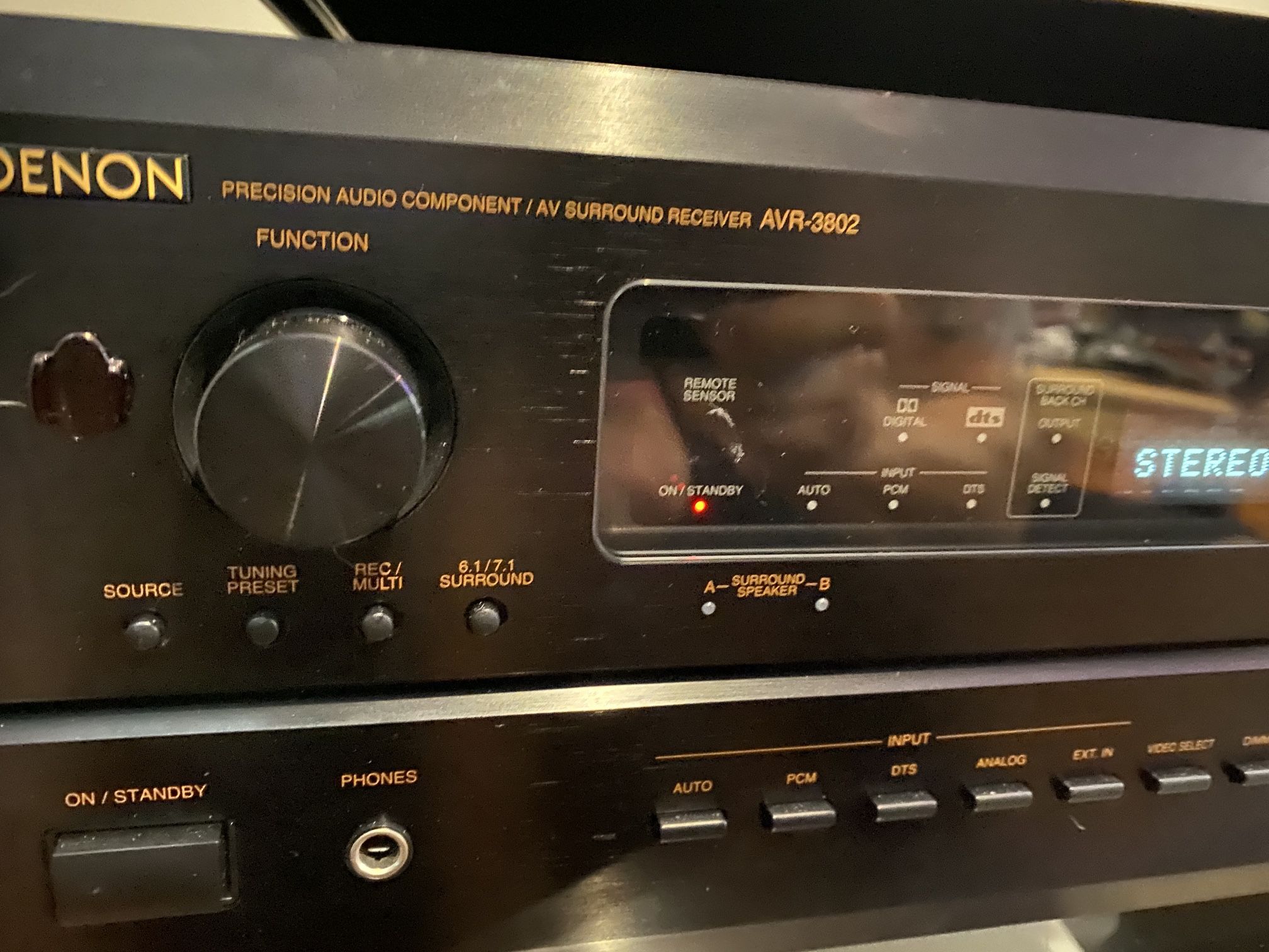 Denon  AVR-3802 7.1 Stereo Receiver With 110watts Per Channe