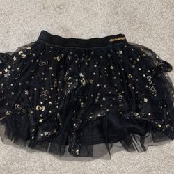 Hello Kitty black and gold tutu skirt (sz small)