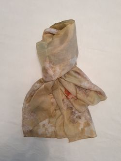 New! Beautiful silk scarf! Hand made