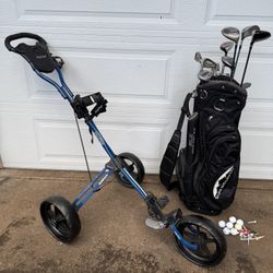 Men’s Golf Clubs With Cart