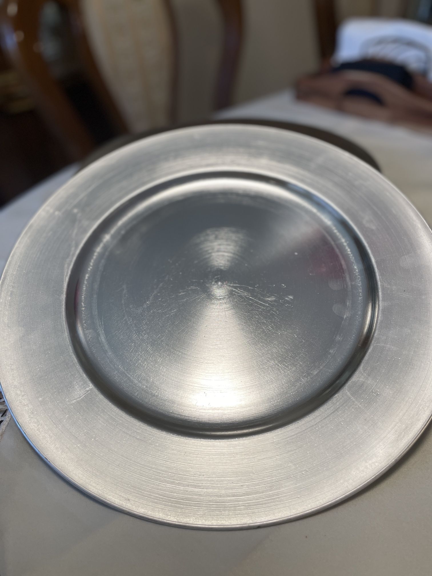 Silver Charger Plates