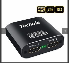 TECHOLE HDMI SPLITTER 1in 2out - 3D 4K