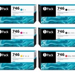 746 300-ml Ink Cartridges (6-Pack,