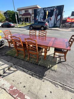Dinning table 6 chairs