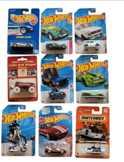 (#2)(Lot Of 9) Assorted New Sealed Hot Wheels/ Matchbox/ Other/ Die-Cast Bundle. The product is a bundle of 9 assorted new sealed die-cast cars, inclu