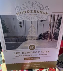 LED dewdrop tree indoor/outdoor slowly twinkling never used