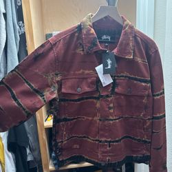 stussy rip dye ranch jacket