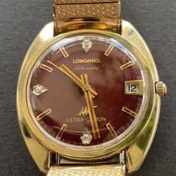 LONGINES Men Self WIDING Ultra Crown 14 K GF