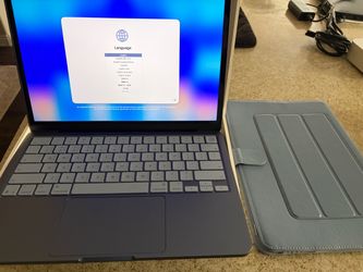 New open box Apple MacBook Neo blue 8gb ram 512gb w case Apple warranty