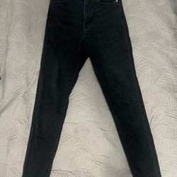 Zara High Waisted Jeans 