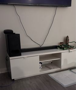 Sony sound system + tv stand + tv lights