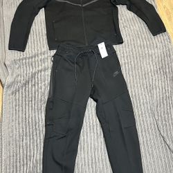 Nike Tech Black and Cave Stone