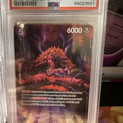 Eustass Captain Kid Psa 10 One Piece