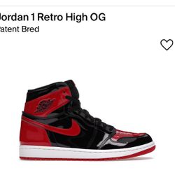 Jordan 1 Patent Bred