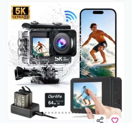 Ourlife 5K Ultra HD Action Camera Bundle