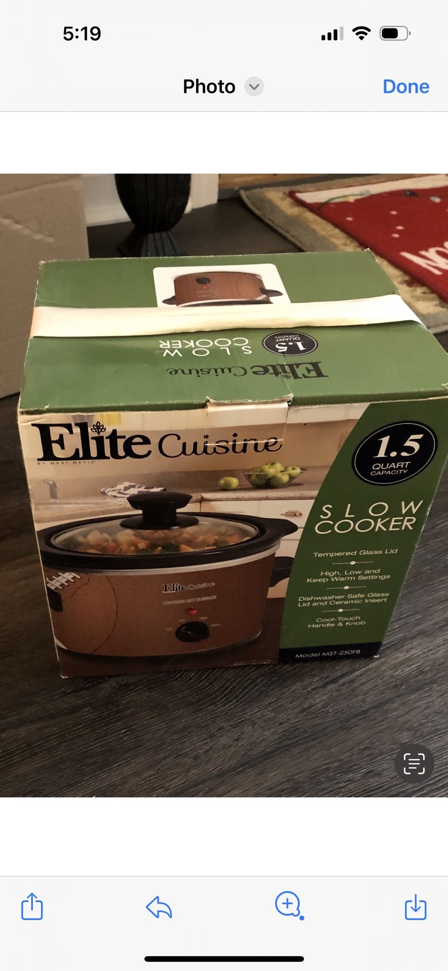 Brand New Football Slow Cooker 