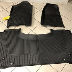 2019-2024 Dodge Ram 1500 Crew Cab All Weather Floor Mats (contact info removed)1AD