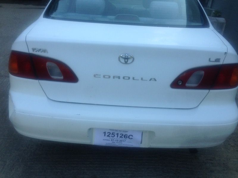 2000 Toyota Corolla 4cylinders