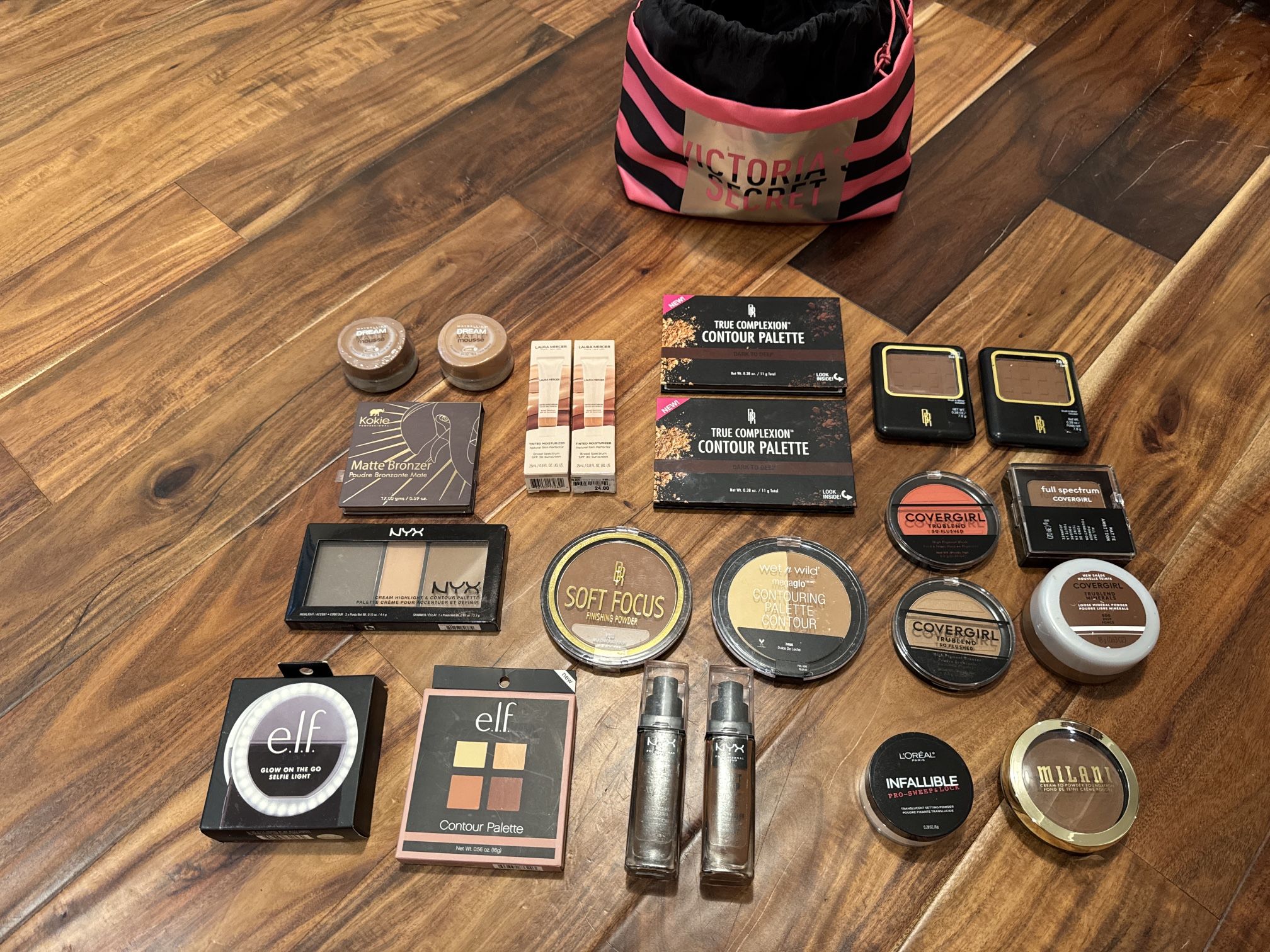 22-Piece Face Makeup Bundle – Top Brands