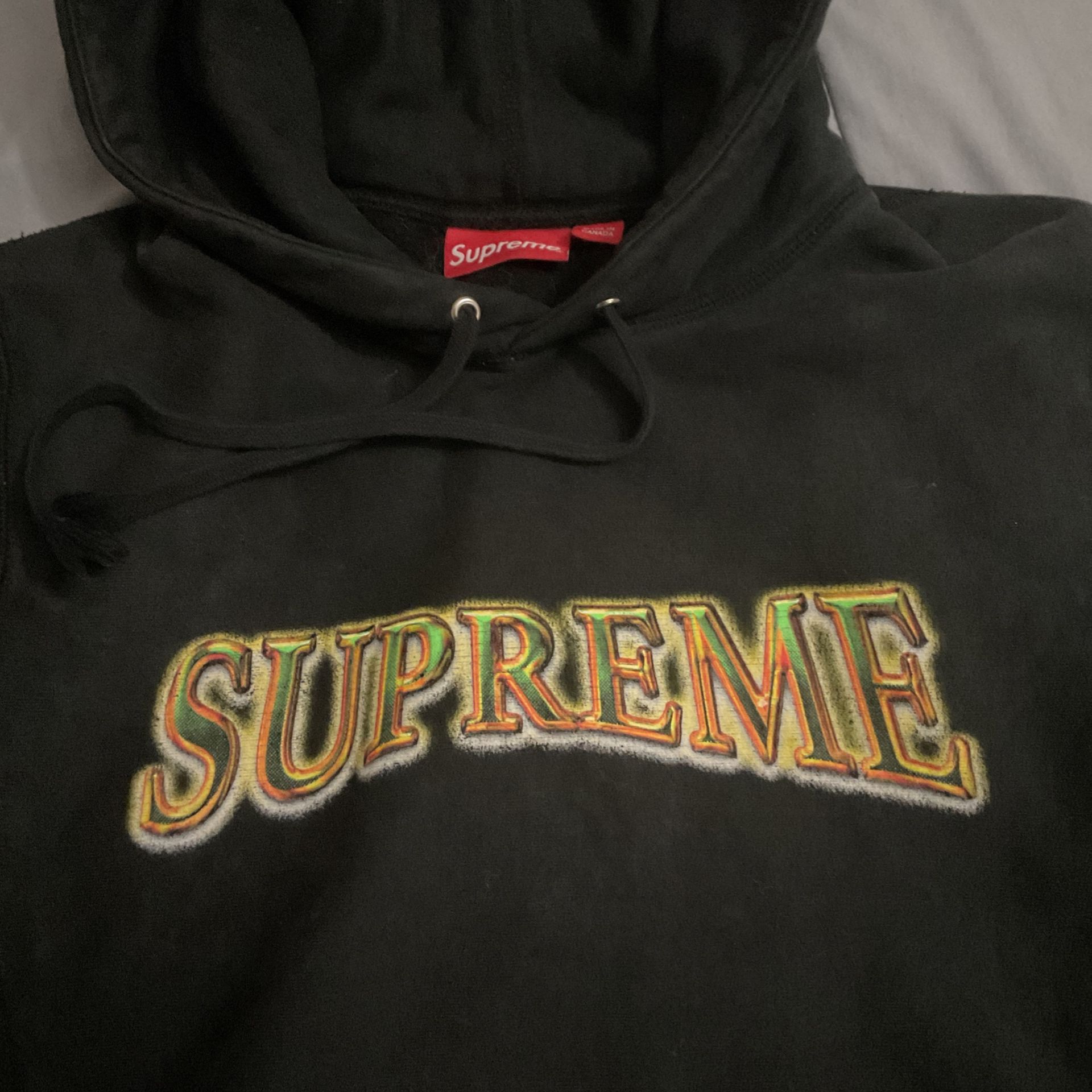 Supreme top hoodie vintage
