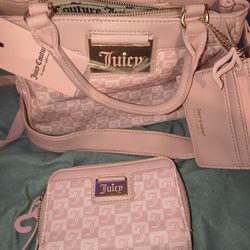 Juicy couture purse with matching wallet