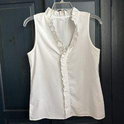 Women’s Polyester, Sleeveless, Pullover Blouse, Top… Size Small