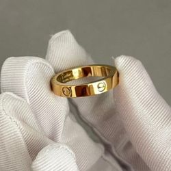Love Unisex Ring 4mm Band 
