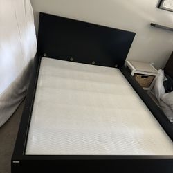 Queen Bed Frame - Mattress And Box Spring May Be Included