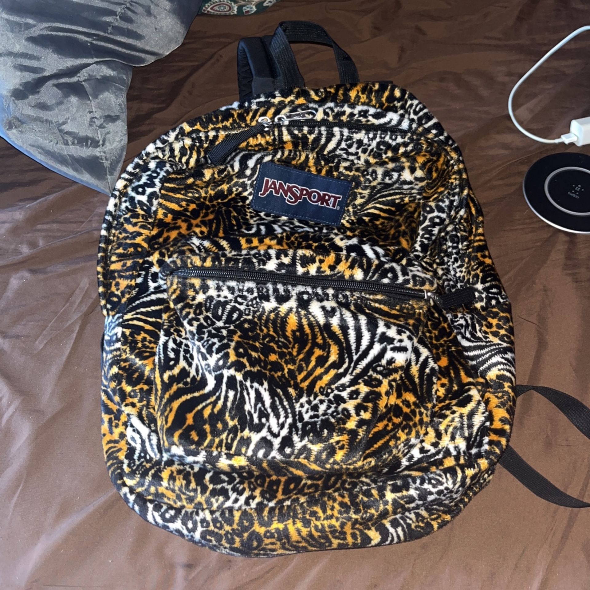 Backpack  Jansport Tiger Leopard Print 