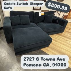 Coddle Switch Sleeper Sofa In Blue 