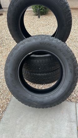 4  Tires LT275/65R20 Goodyear  Wrangler  A/T