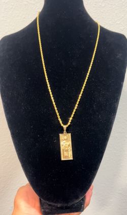 Gold Filled $100 Bill Chain