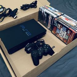 Original Sony Playstation 2 Ps2 Console & 13 Games Bundle VERY GOOD condition fully functional adult owned purchased for collecting. Please Read Info