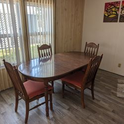 Wooden Tables With Wooden Chairs Light New