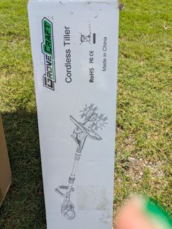 Cordless tiller