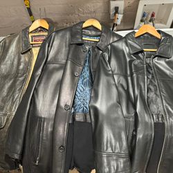 Mens Andrew Marc Leather Jackets  
