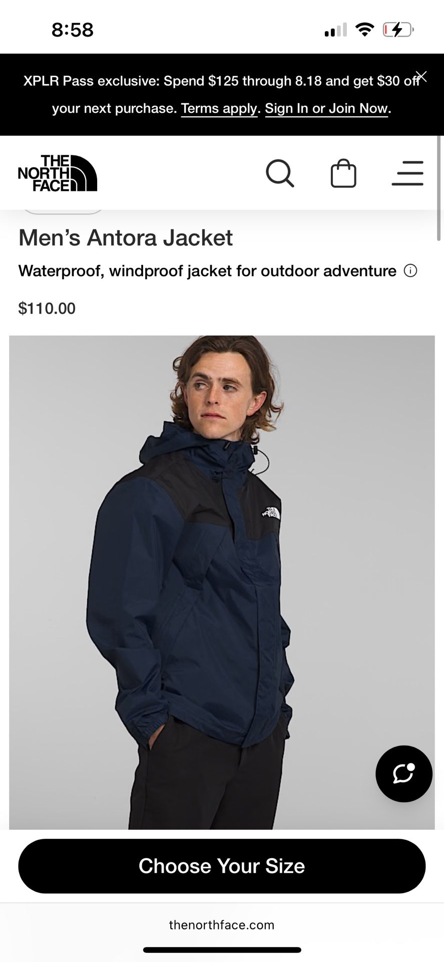 North Face Men’s Windbreaker