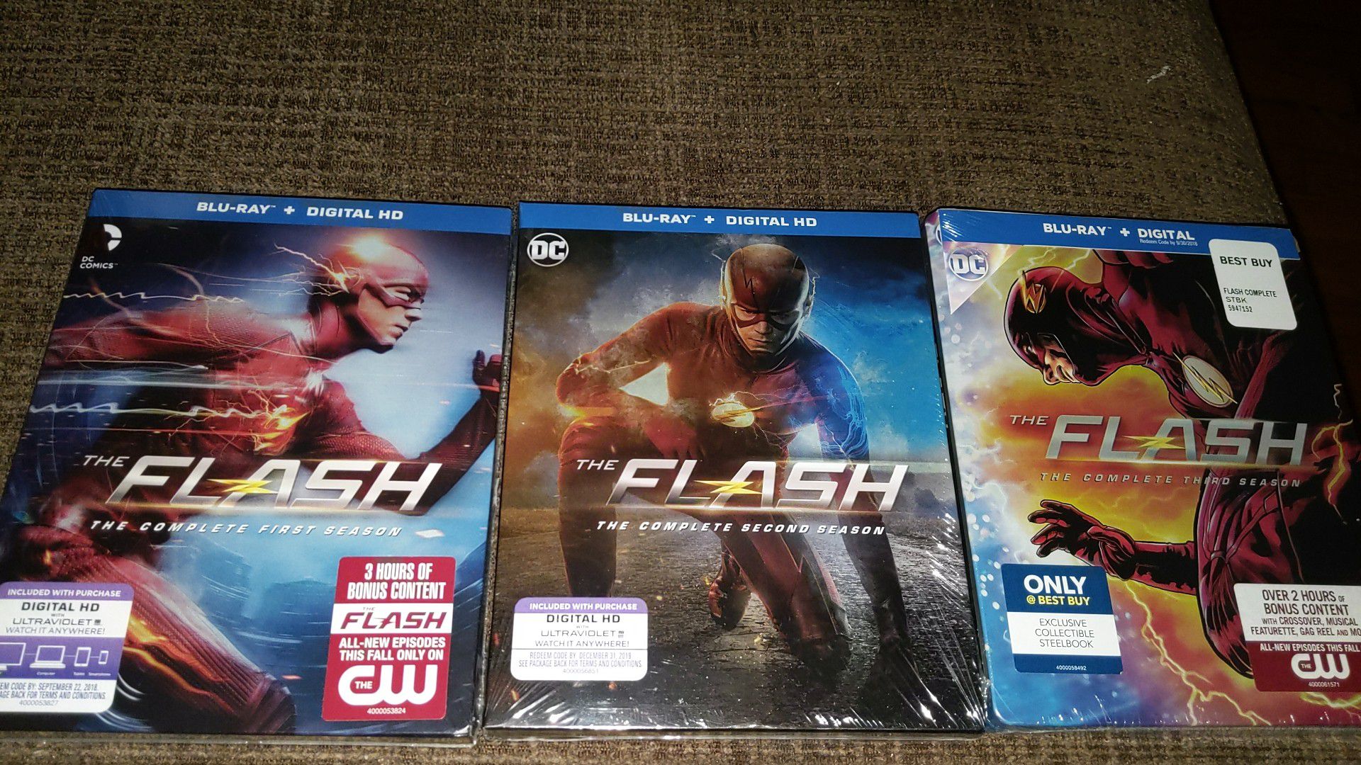The flash seasons 1-3 season 3 steelbook edition