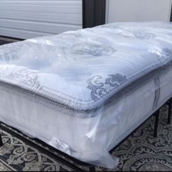 New Cool Gel Memory Foam Hybrid Queen Size Mattress Only 12” $299, 14” $350