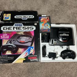 Sega Genesis Sonic 1 Variant CIB With Sonic 2