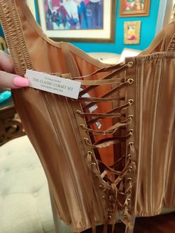 Halloween New Silk Corset Bustier sz s