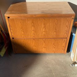 Wooden Filing Cabinet